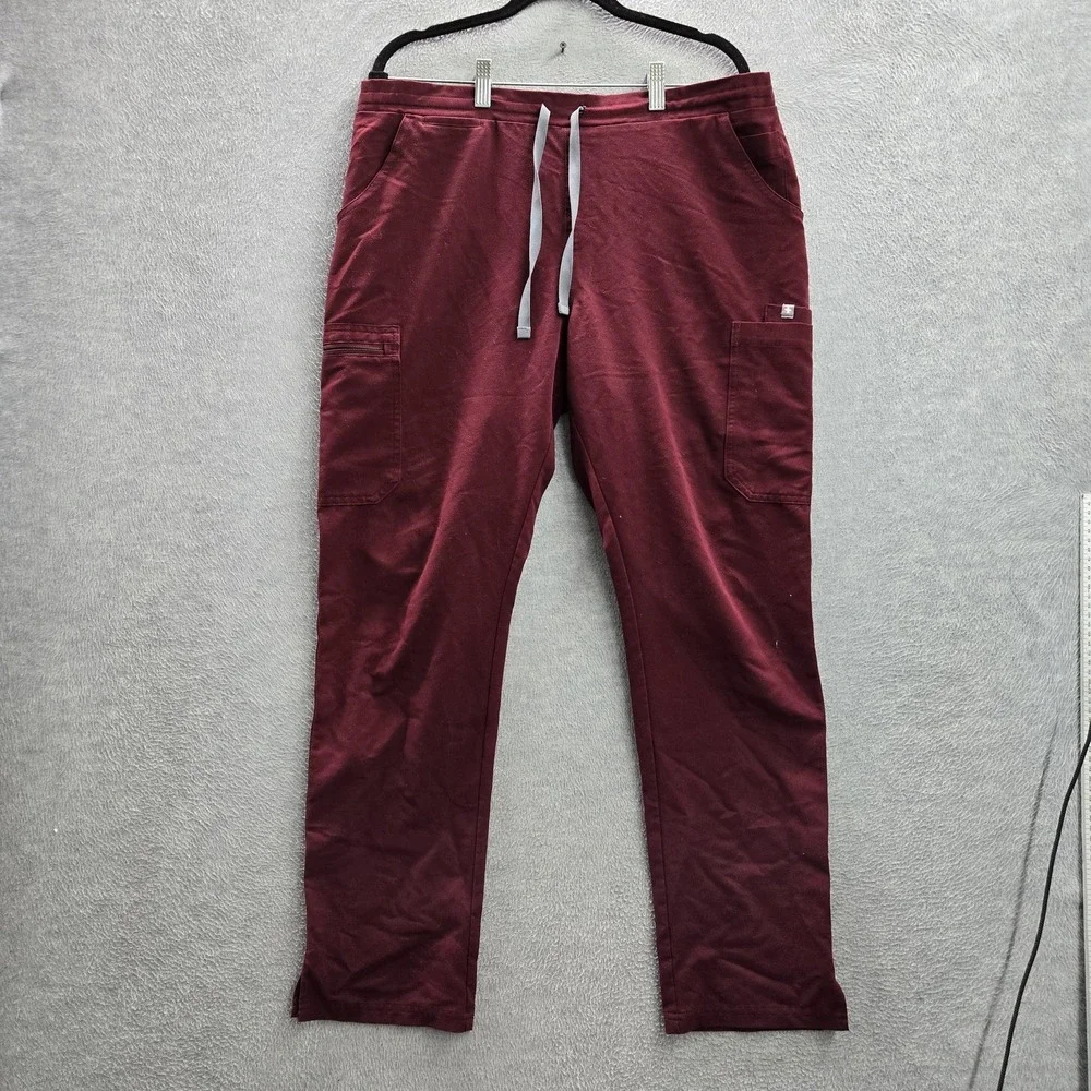 FIGS Women Scrub Pants L Red Yola Skinny‎ TW2000R PO#1619